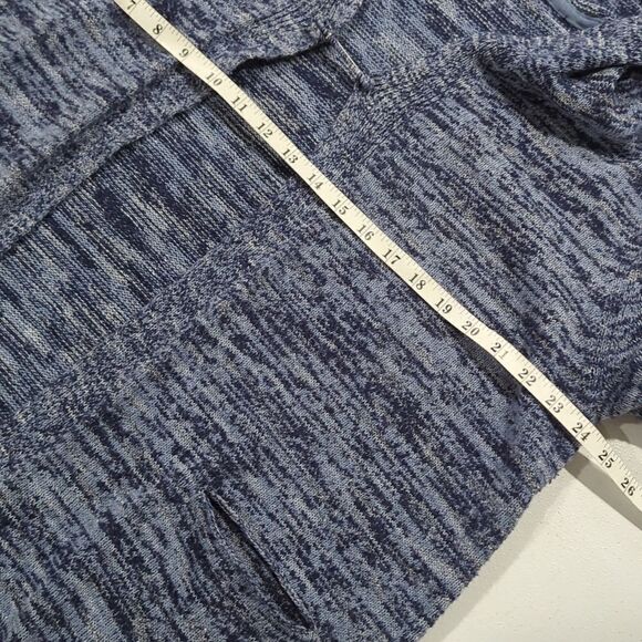 J. Jill Womens Sweater Large Blue Long Line Duster Cardigan - Picture 9 of 10